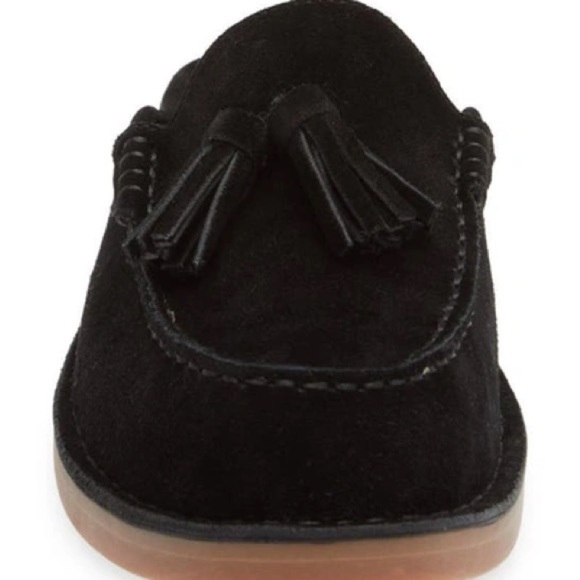Jeffrey Campbell Wrkathome Tassel Slip-On Mules In Black Suede size 6 - Picture 4 of 12